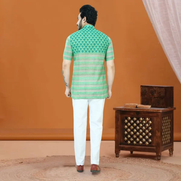Cotton Short Printed Kurta - Image 2